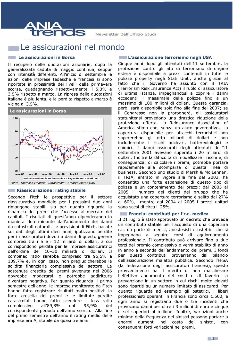 La ripresa delle quotazioni italiane è più lenta, e la perdita rispetto a marzo è vicina al 3,5%.