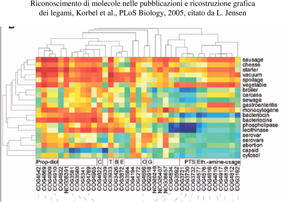 grafica dei legami, Korbel et al.