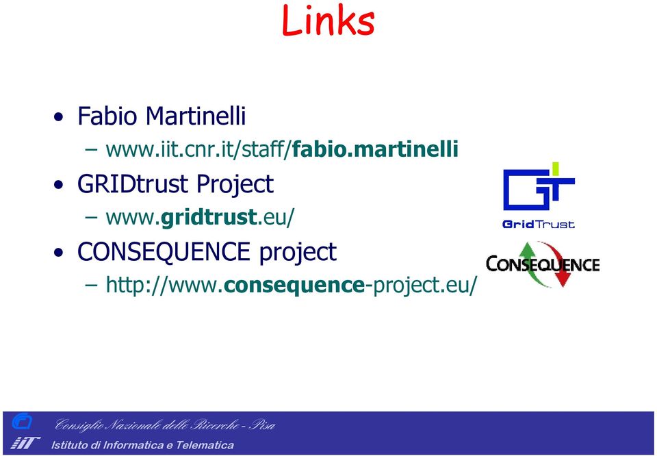 martinelli GRIDtrust Project www.