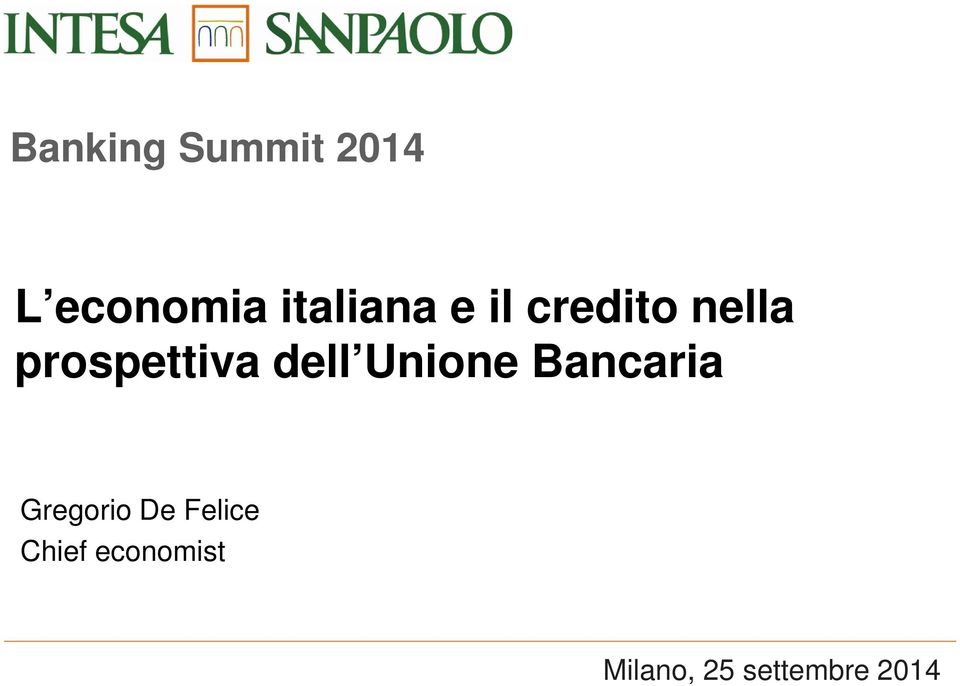 prospettiva dell Unione Bancaria