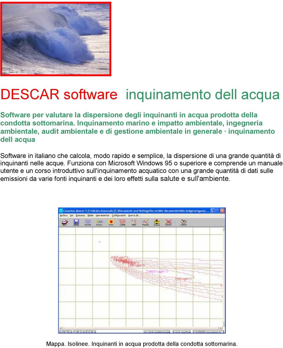 rapido e semplice, la dispersione di una grande quantità di inquinanti nelle acque.