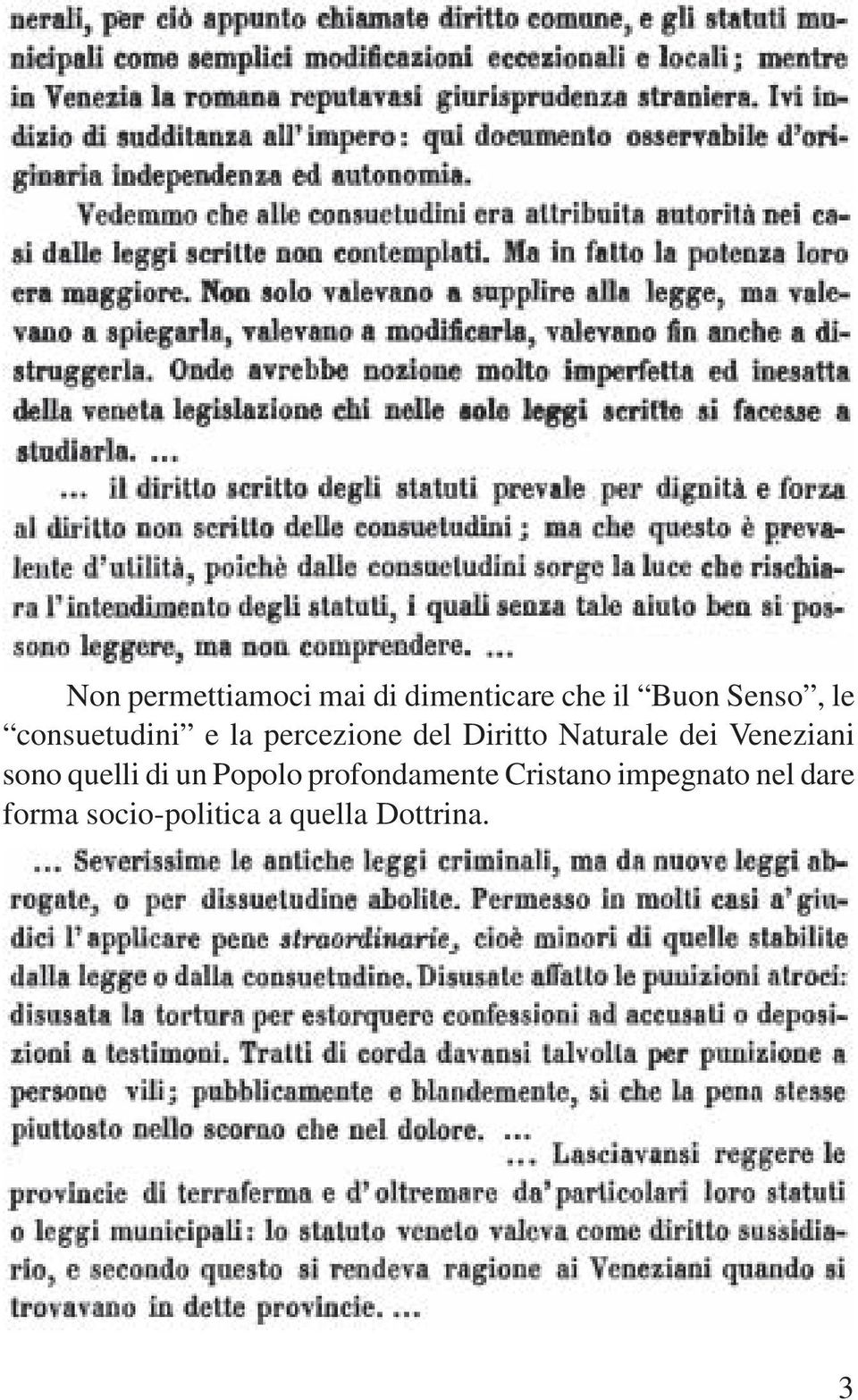 Veneziani sono quelli di un Popolo profondamente Cristano