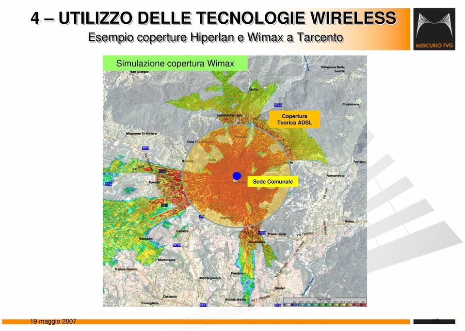 Simulazione copertura Hiperlan Wimax