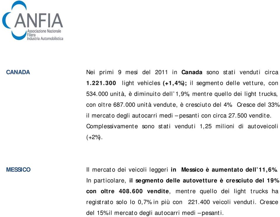 Cresce del 33% il mercato degli autocarri medi pesanti con circa 27.500 vendite. Complessivamente sono stati venduti 1,25 milioni di autoveicoli (+2%).