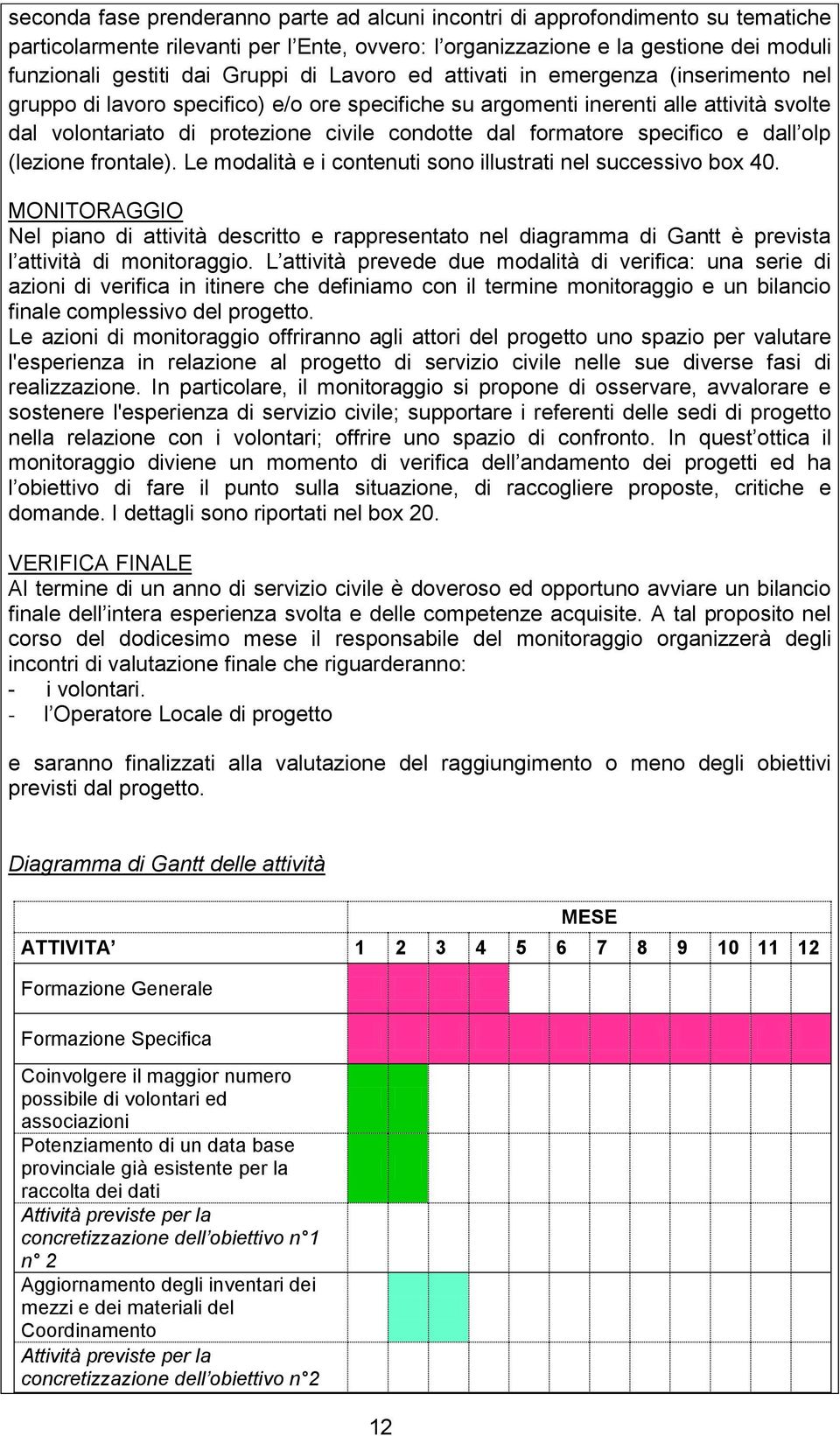 formatore specifico e dall olp (lezione frontale). Le modalità e i contenuti sono illustrati nel successivo box 40.