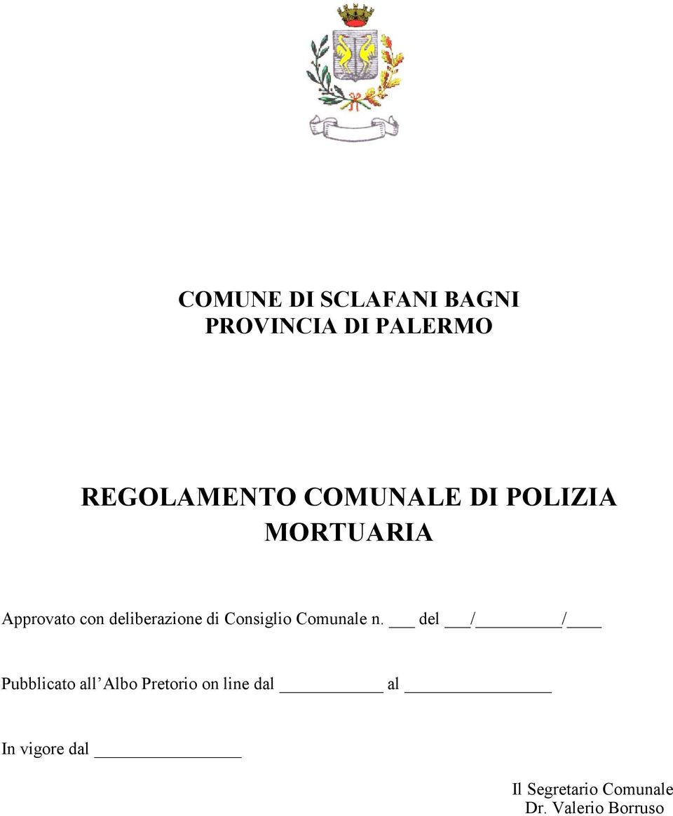 Consiglio Comunale n.