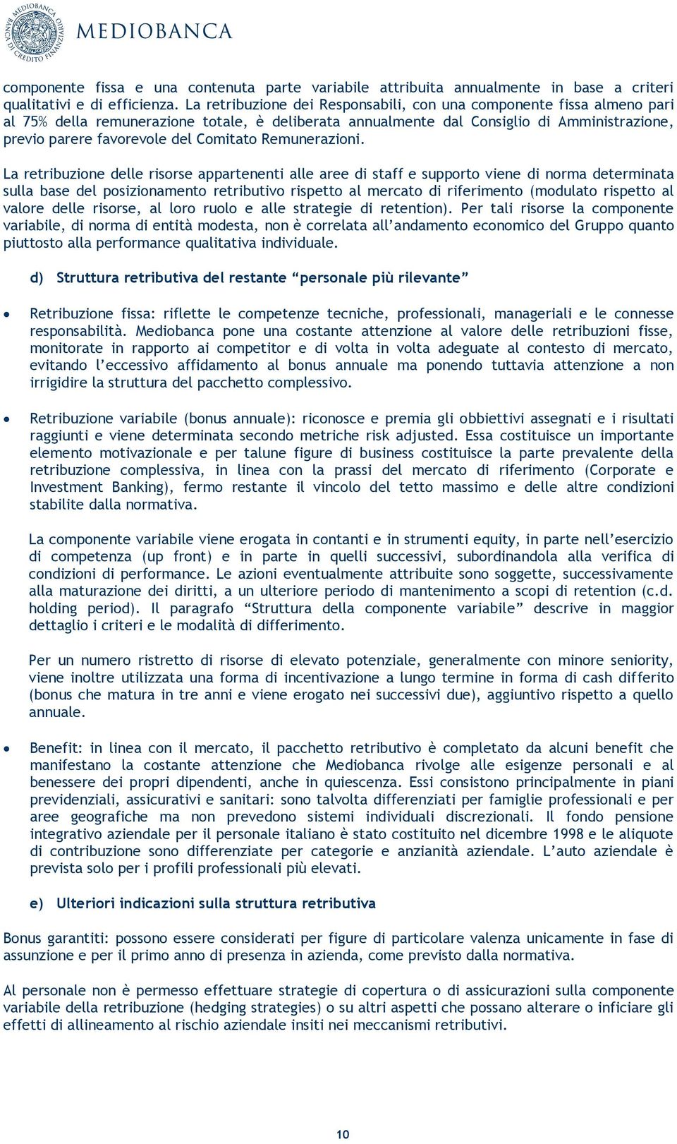 Comitato Remunerazioni.