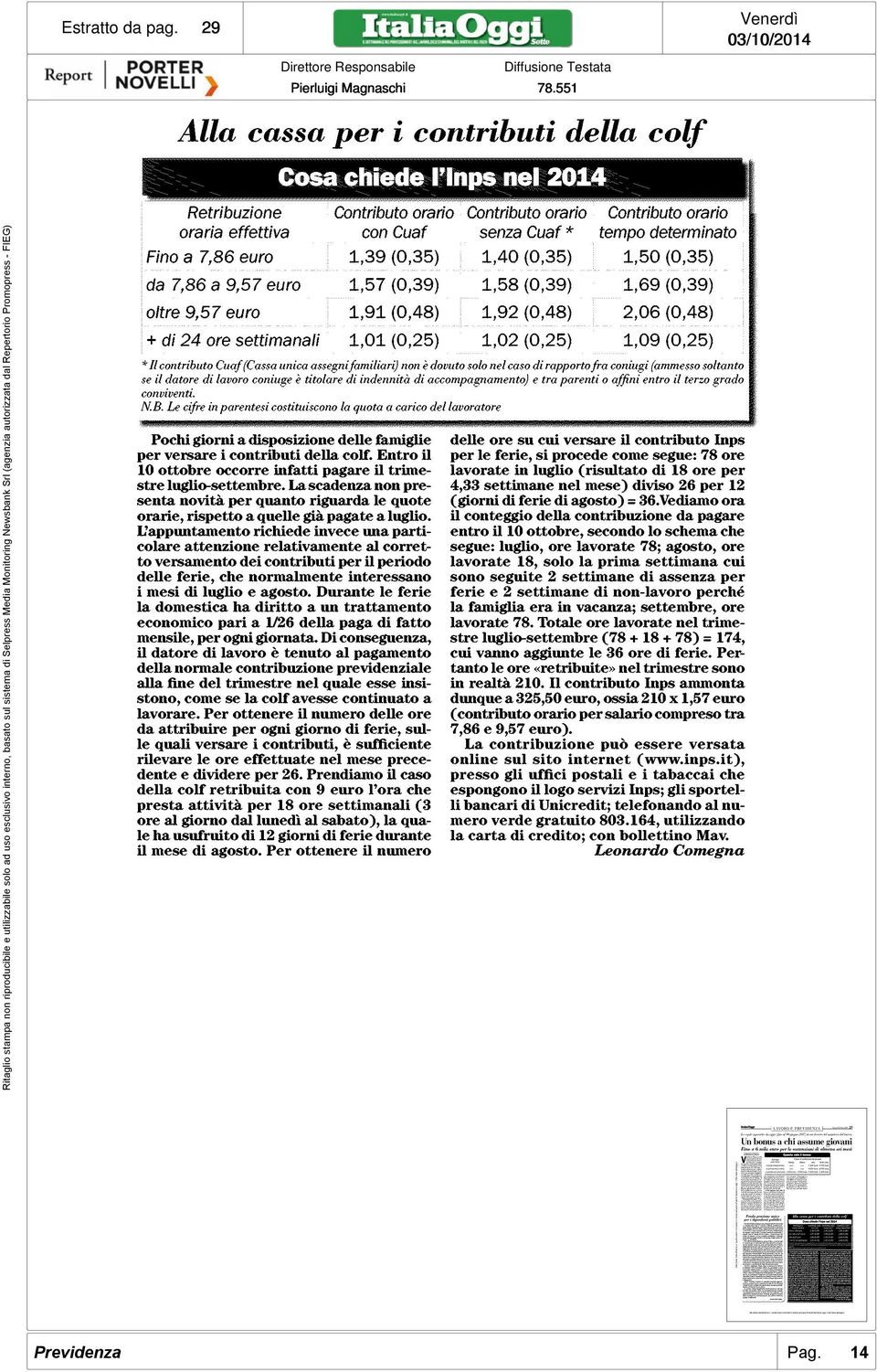 accompagnamento) e tra parenti o affini entro il terzo grado conviventi. N.B.