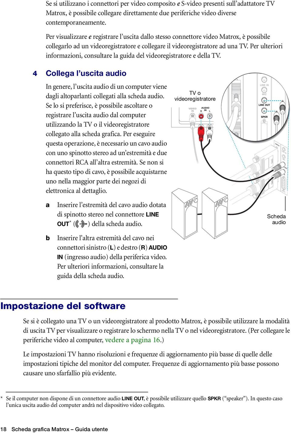 Per ulteriori informazioni, consultare la guida del videoregistratore e della TV.