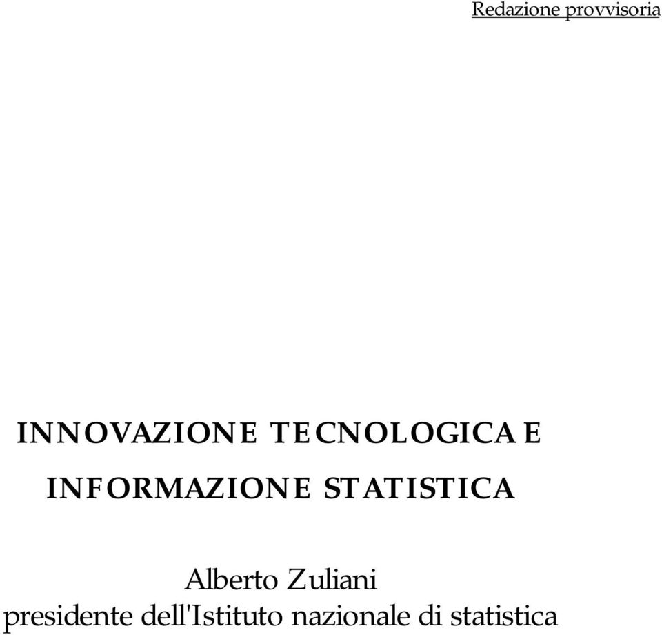 STATISTICA Alberto Zuliani