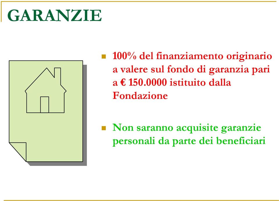 0000 istituito dalla Fondazione Non saranno