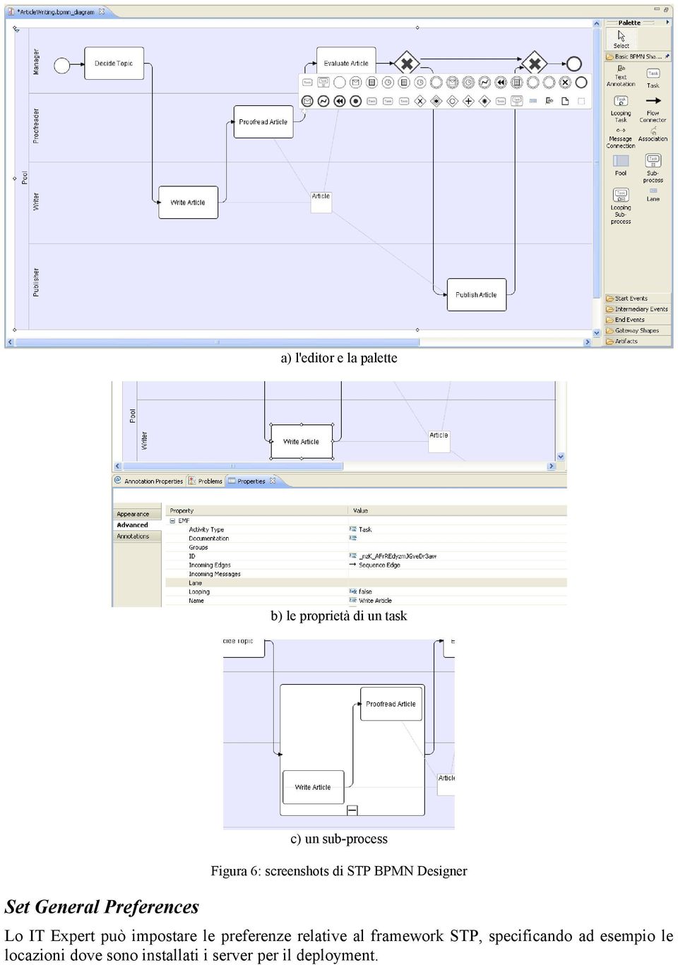 Expert può impostare le preferenze relative al framework STP,