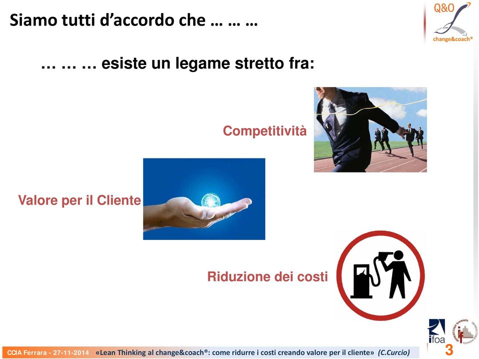 CCIA Ferrara - 27-11-2014 «Lean Thinking al change&coach :