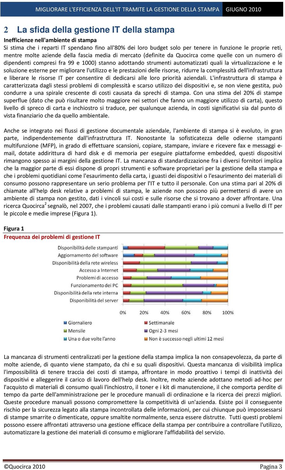 le soluzione esterne per migliorare l'utilizzo e le prestazioni delle risorse, ridurre la complessità dell'infrastruttura e liberare le risorse IT per consentire di dedicarsi alle loro priorità