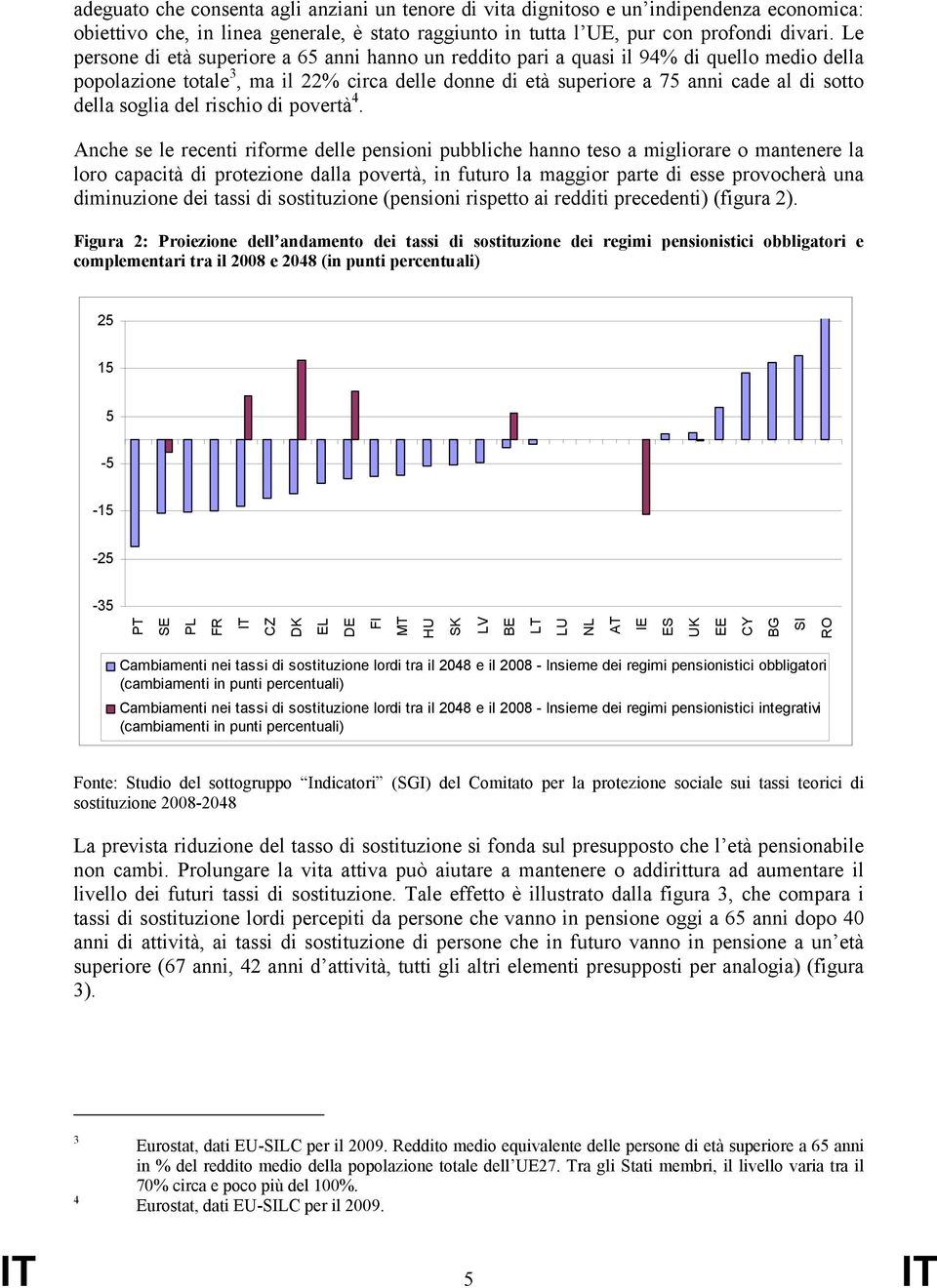 soglia del rischio di povertà 4.