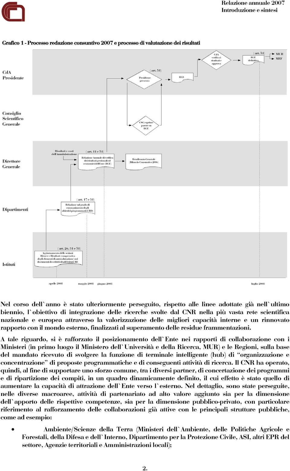 capacità interne e un rinnovato rapporto con il mondo esterno, finalizzati al superamento delle residue frammentazioni.