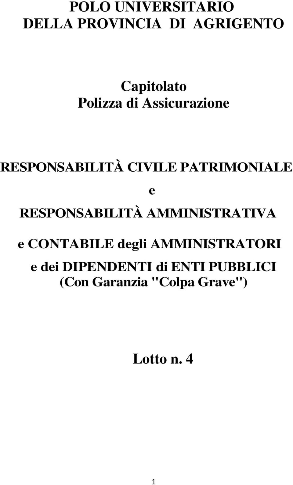 RESPONSABILITÀ AMMINISTRATIVA e e CONTABILE degli AMMINISTRATORI