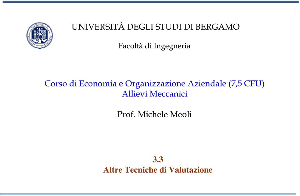 Allievi Meccanici Prof.