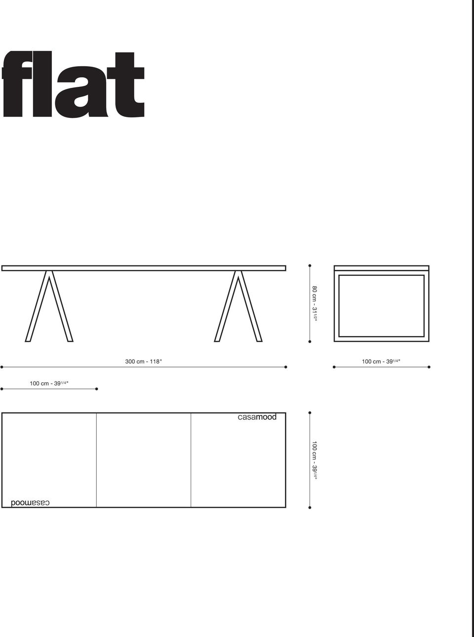 39 1/4 " 100 cm - 39