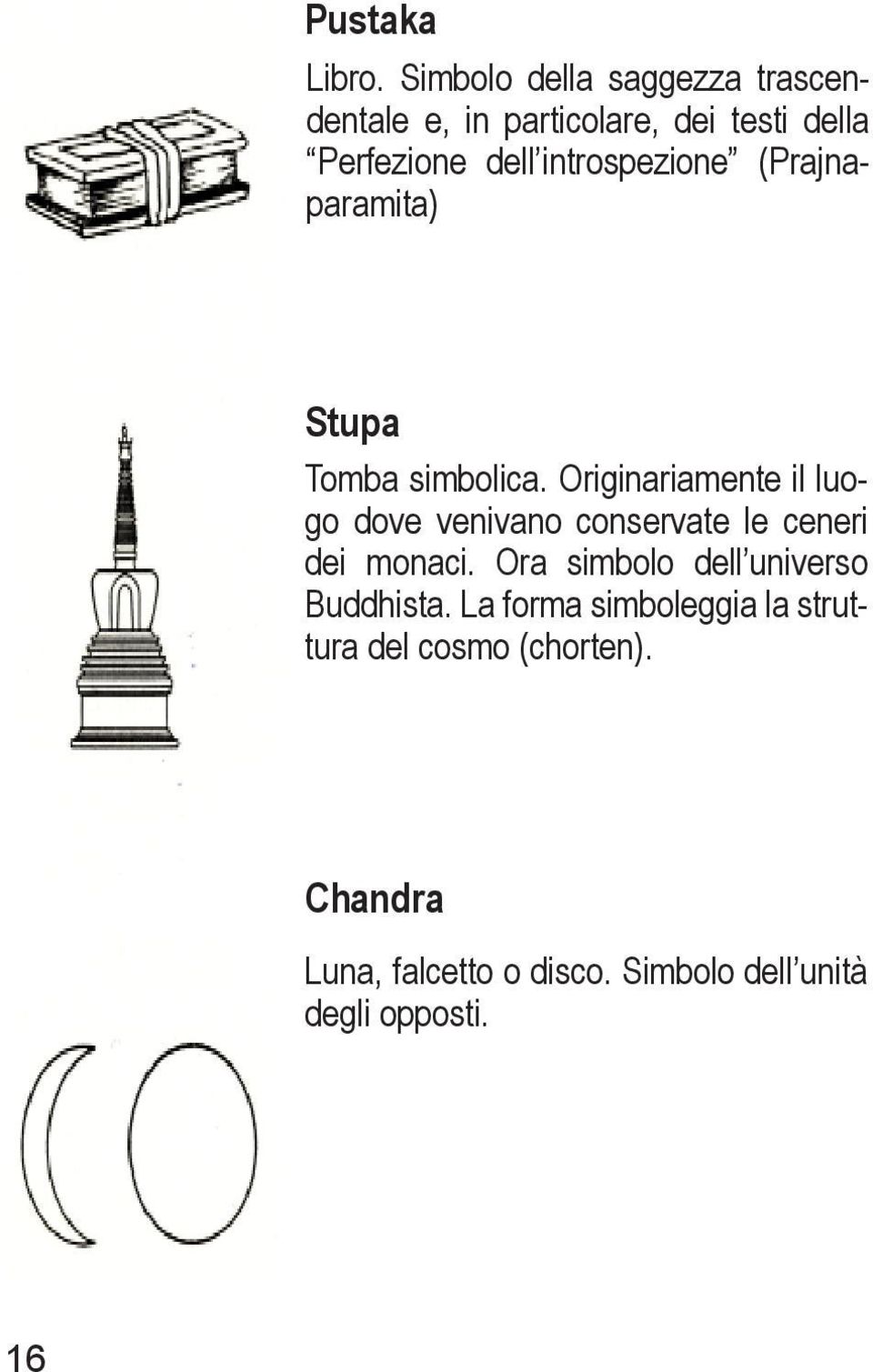 introspezione (Prajnaparamita) Stupa Tomba simbolica.