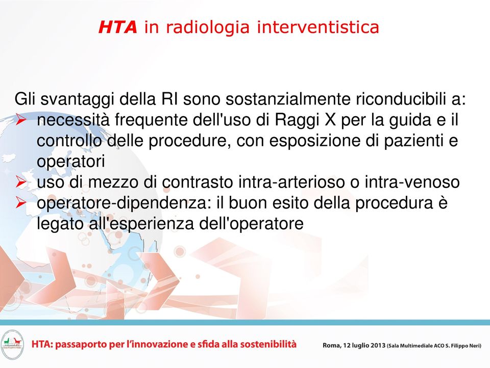 pazienti e operatori uso di mezzo di contrasto intra-arterioso o intra-venoso