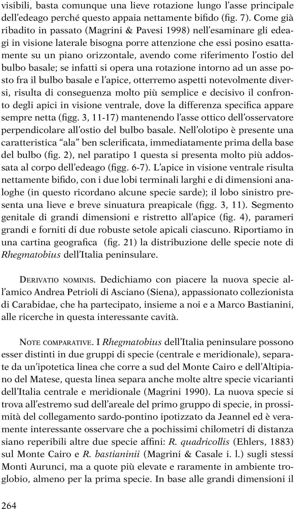 riferimento l ostio del bulbo basale; se infatti si opera una rotazione intorno ad un asse posto fra il bulbo basale e l apice, otterremo aspetti notevolmente diversi, risulta di conseguenza molto