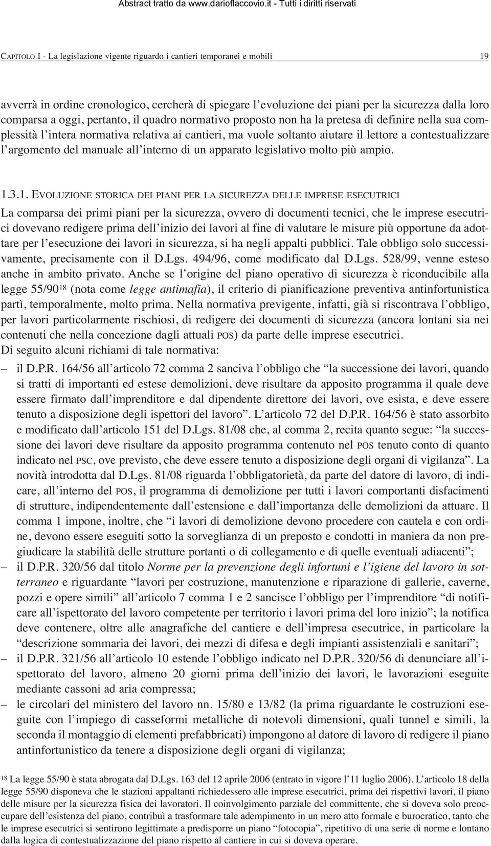 del manuale all interno di un apparato legislativo molto più ampio. 1.