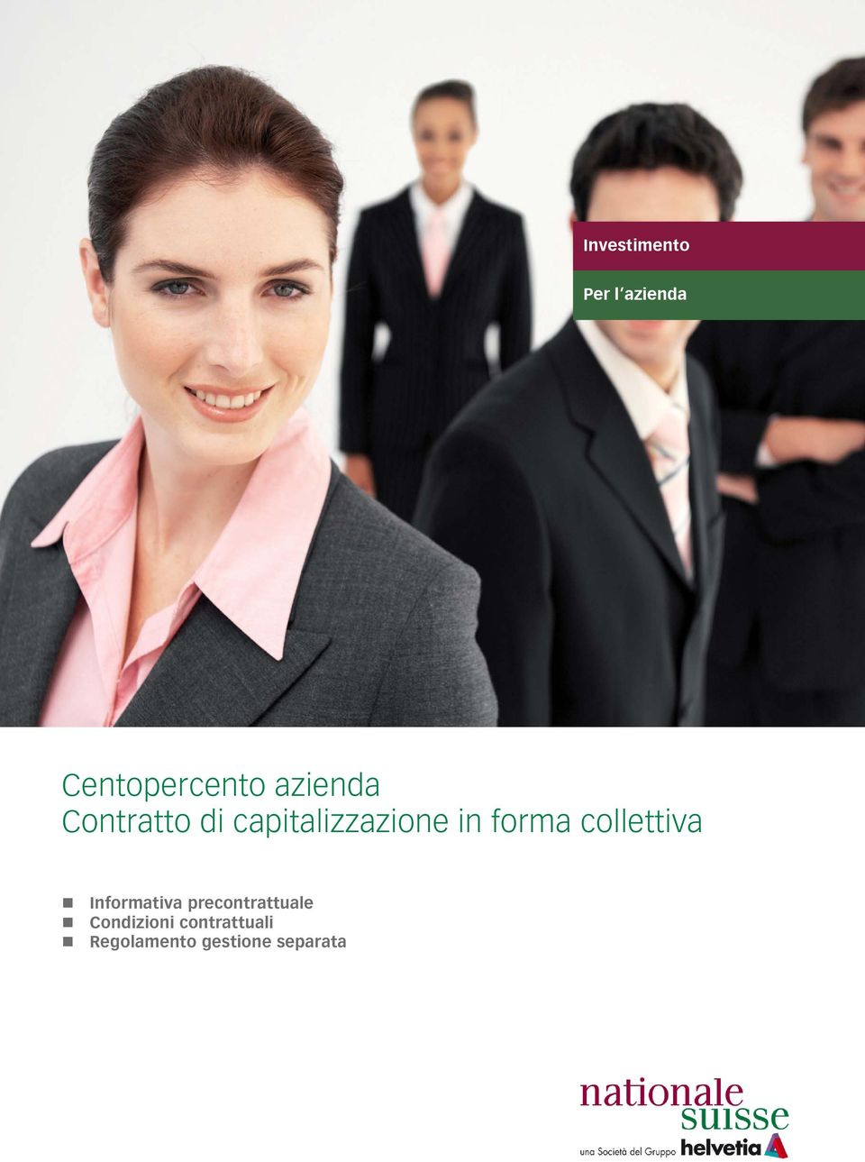 forma collettiva Informativa precontrattuale