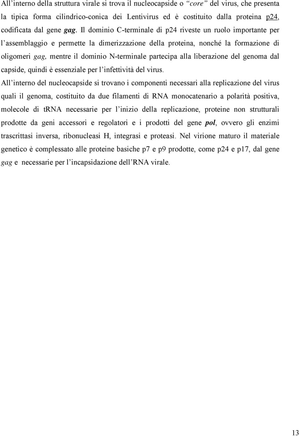 partecipa alla liberazione del genoma dal capside, quindi è essenziale per l infettività del virus.