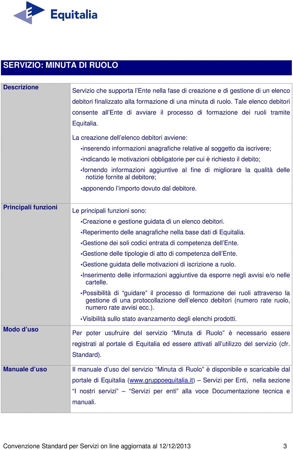 La creazione dell elenco debitori avviene: inserendo informazioni anagrafiche relative al soggetto da iscrivere; indicando le motivazioni obbligatorie per cui è richiesto il debito; fornendo