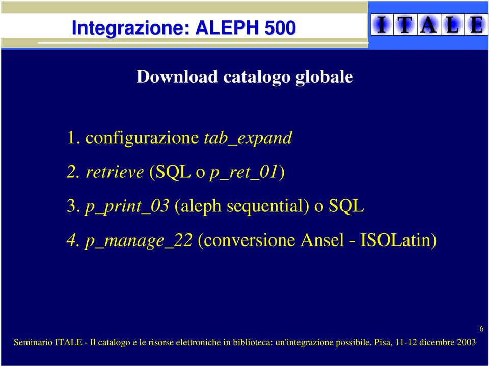 retrieve (SQL o p_ret_01) 3.