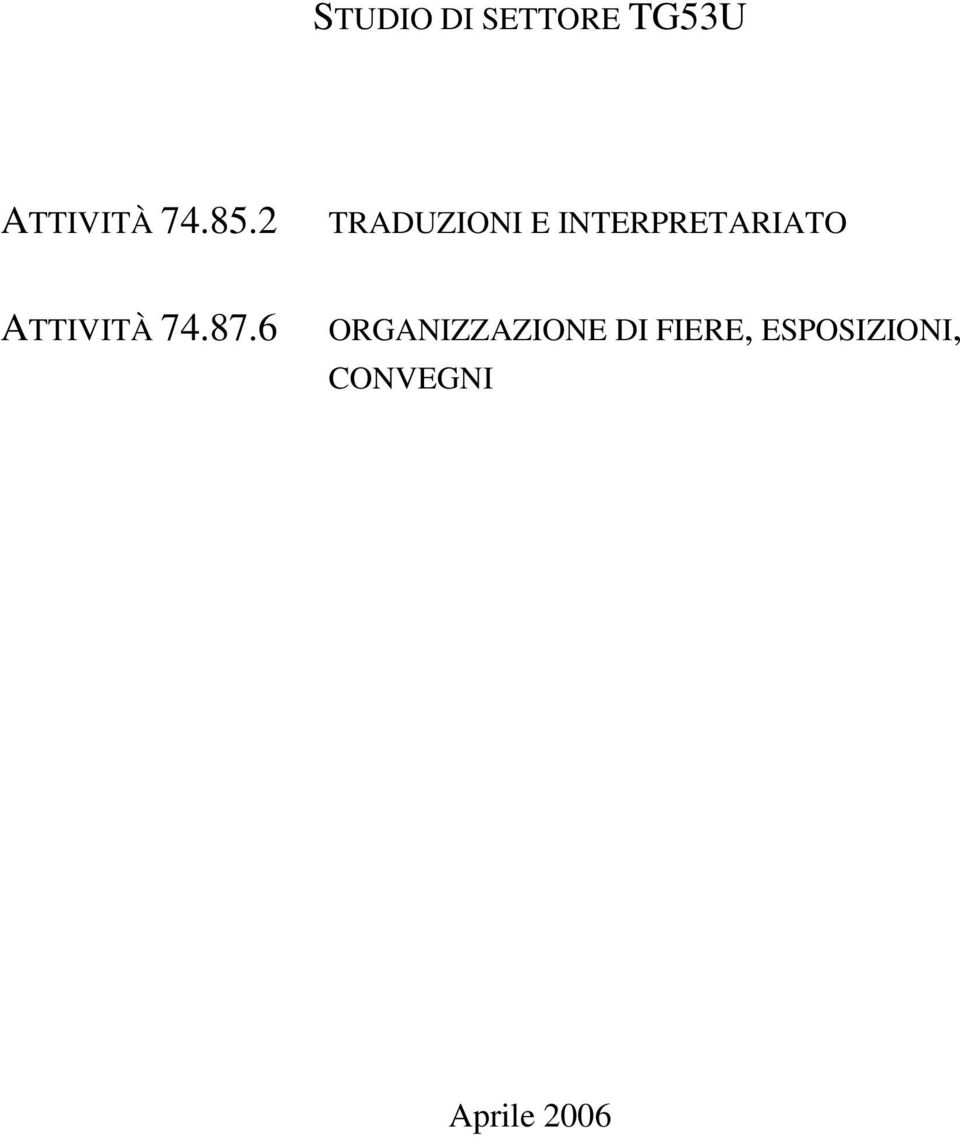 ATTIVITÀ 74.87.