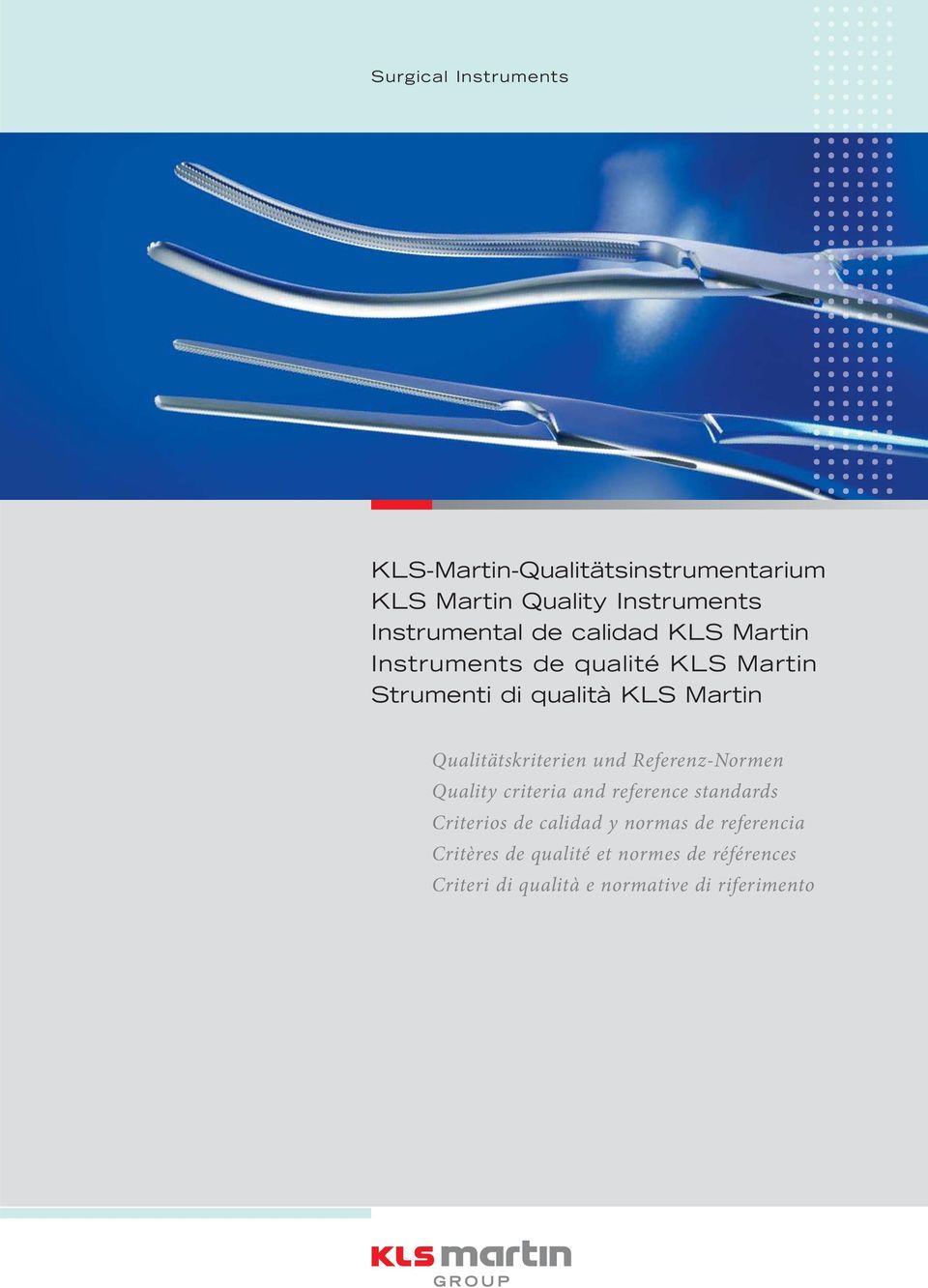 Qualitätskriterien und Referenz-Normen Quality criteria and reference standards Criterios de calidad