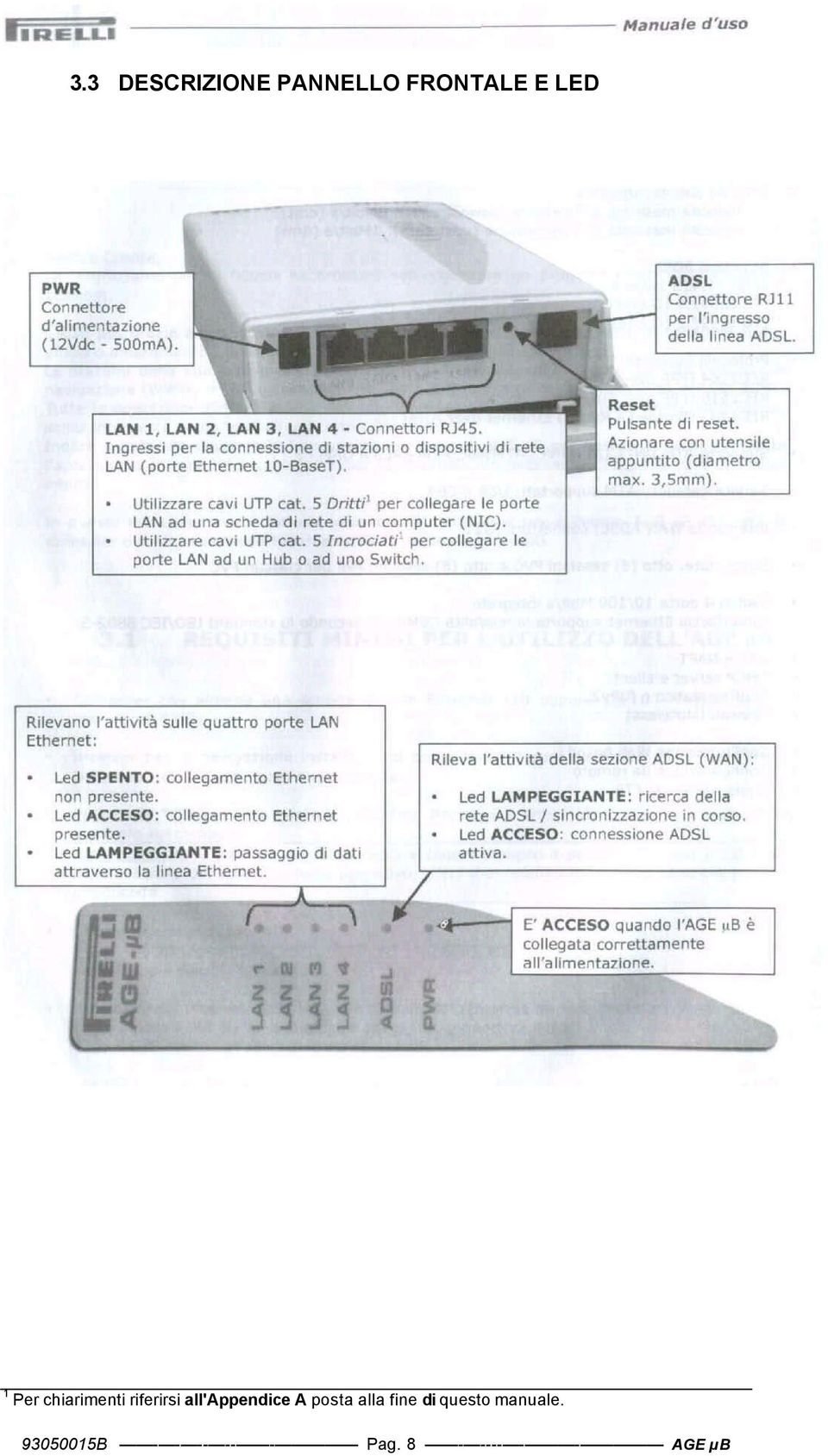 all'appendice A psta alla fine di quest