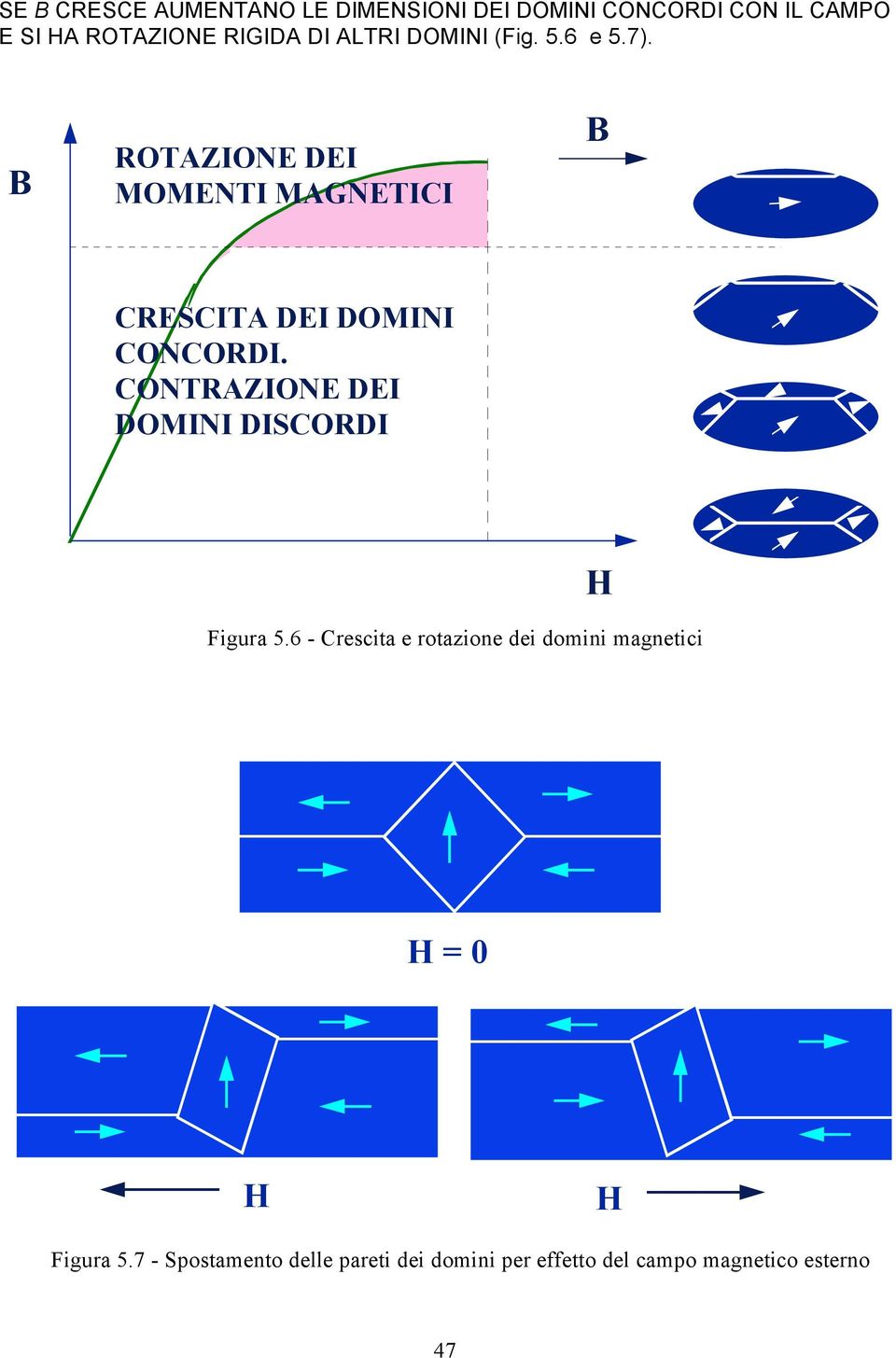 ROTAZIONE DEI MOMENTI MAGNETICI CRESCITA DEI DOMINI CONCORDI.