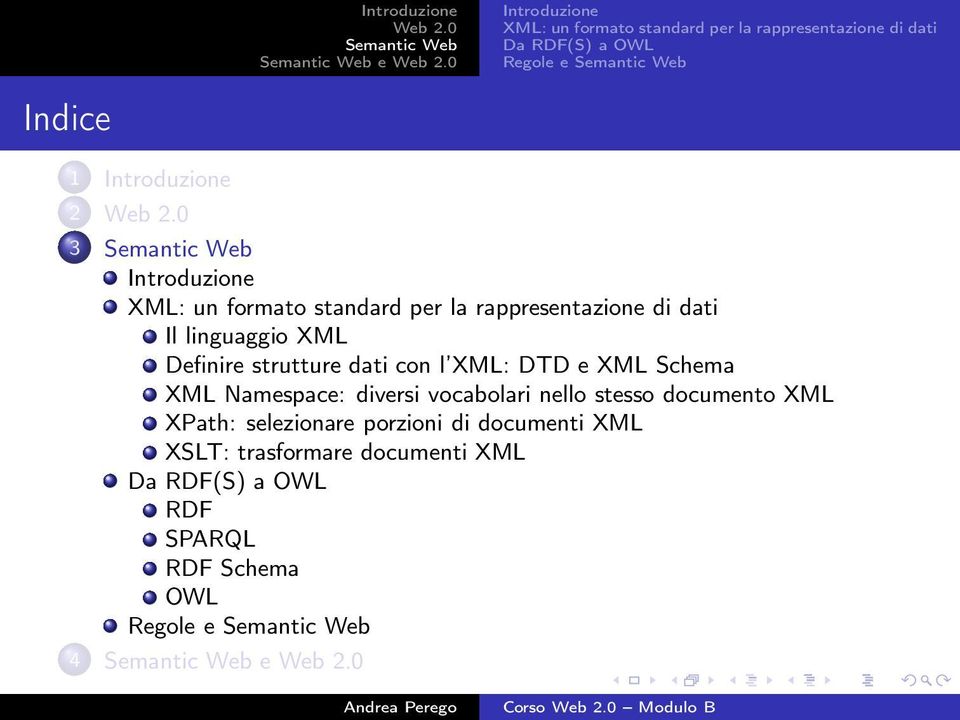 nello stesso documento XML XPath: selezionare porzioni di