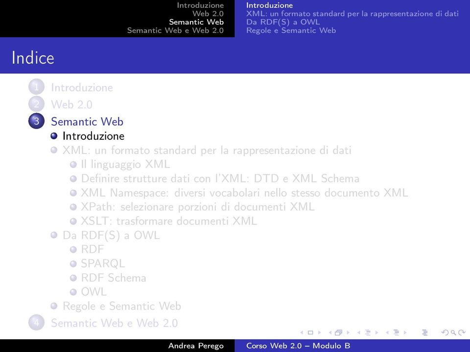 nello stesso documento XML XPath: selezionare porzioni di