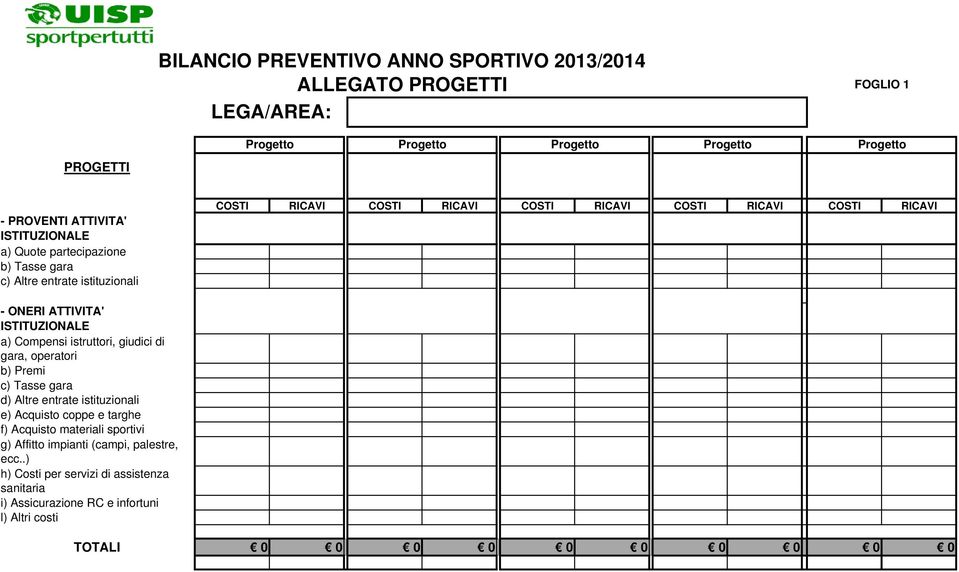 SPORTIVO 2013/2014