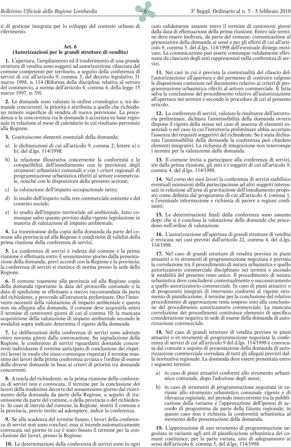 di cui all articolo 9, comma 3, del decreto legislativo 31 marzo 1998, n.