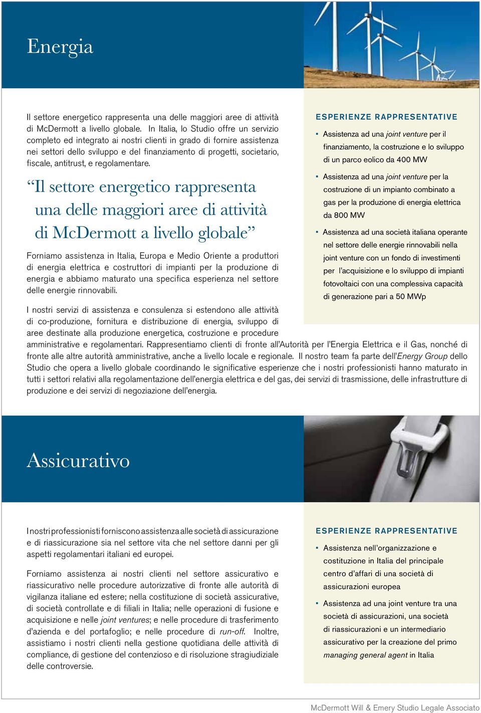 antitrust, e regolamentare.