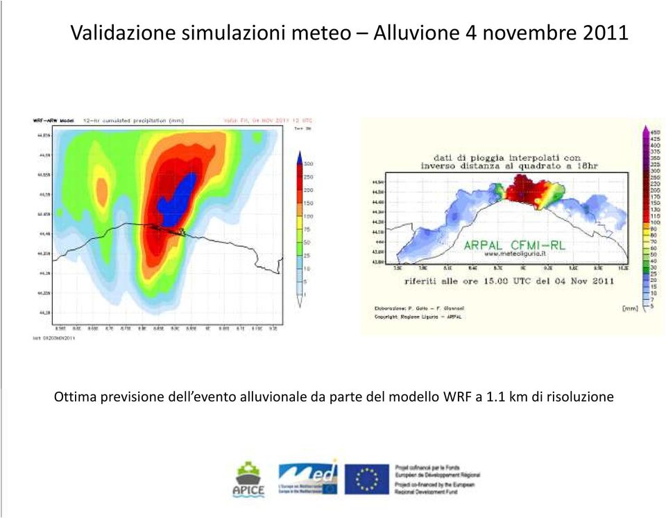 previsione dell evento alluvionale