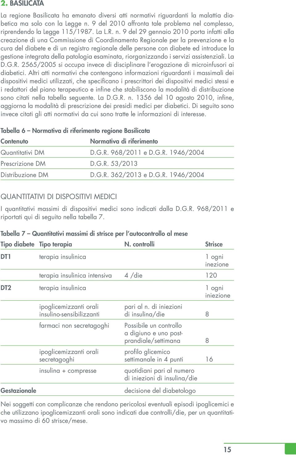 l complesso, riprendendo la Legge 115/1987. La L.R. n.