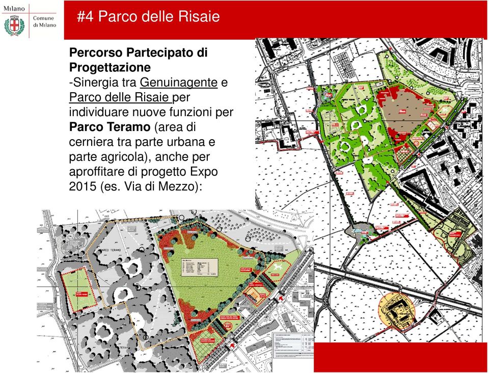 nuove funzioni per Parco Teramo (area di cerniera tra parte urbana e