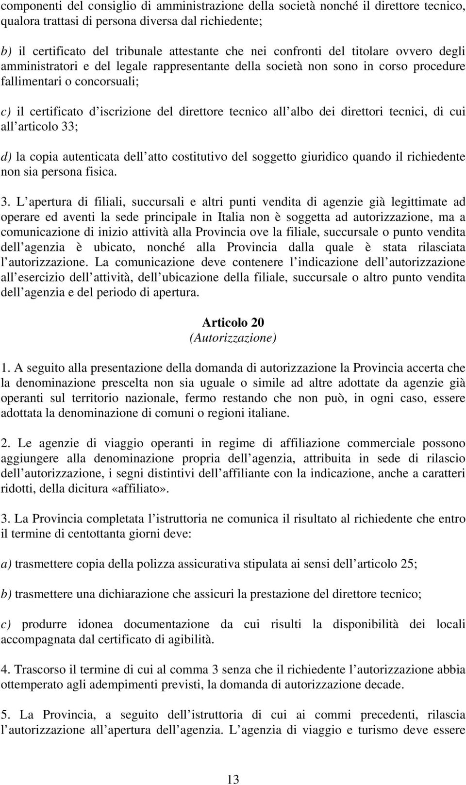 tecnico all albo dei direttori tecnici, di cui all articolo 33