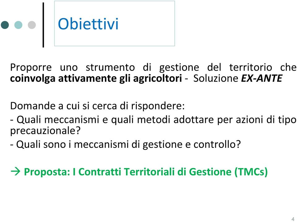 meccanismi e quali metodi adottare per azioni di tipo precauzionale?