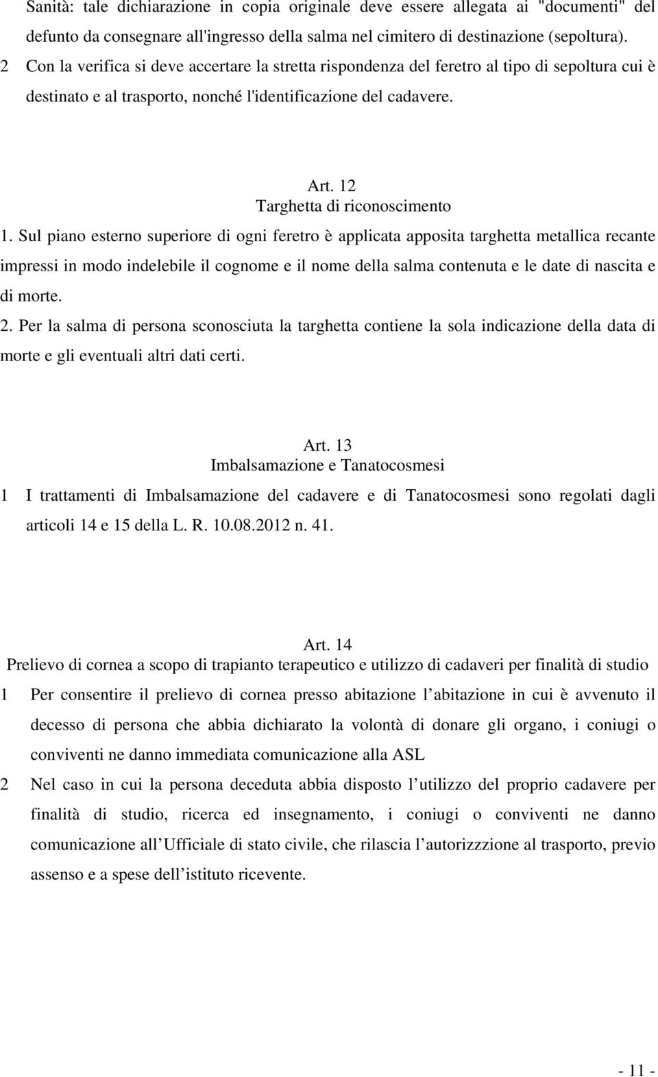 12 Targhetta di riconoscimento 1.