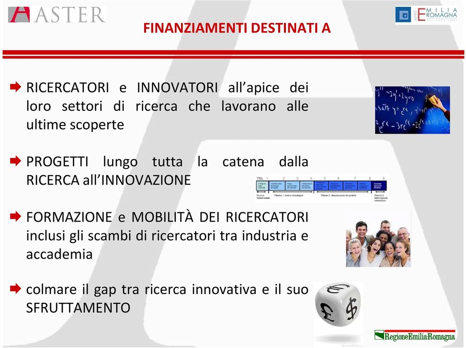 RICERCA all INNOVAZIONE FORMAZIONE e MOBILITÀ DEI RICERCATORI inclusi gli scambi di