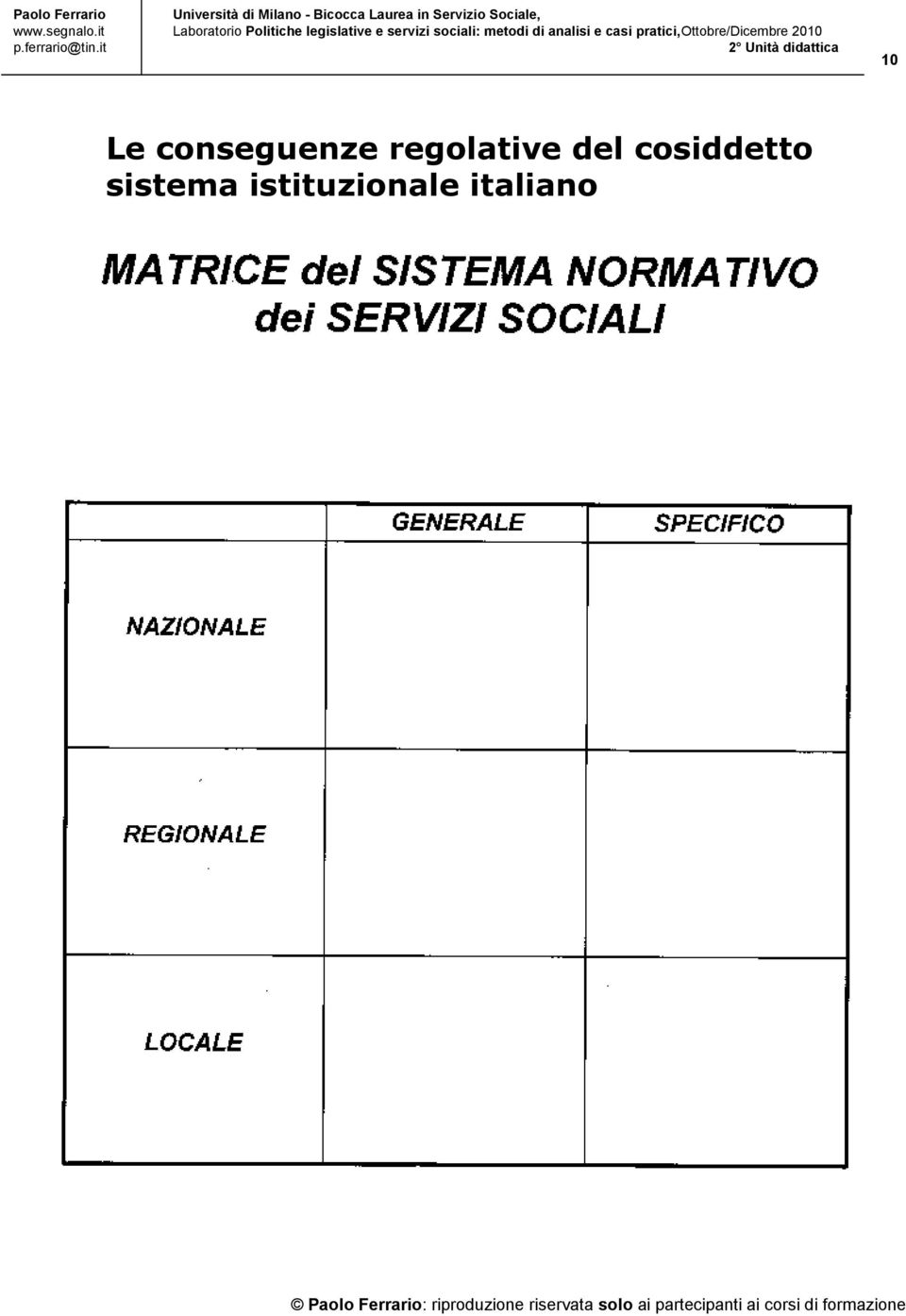 cosiddetto sistema