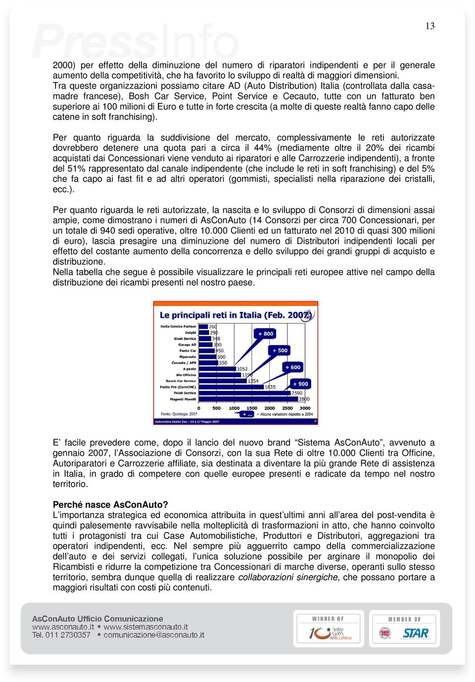 milioni di Euro e tutte in forte crescita (a molte di queste realtà fanno capo delle catene in soft franchising).