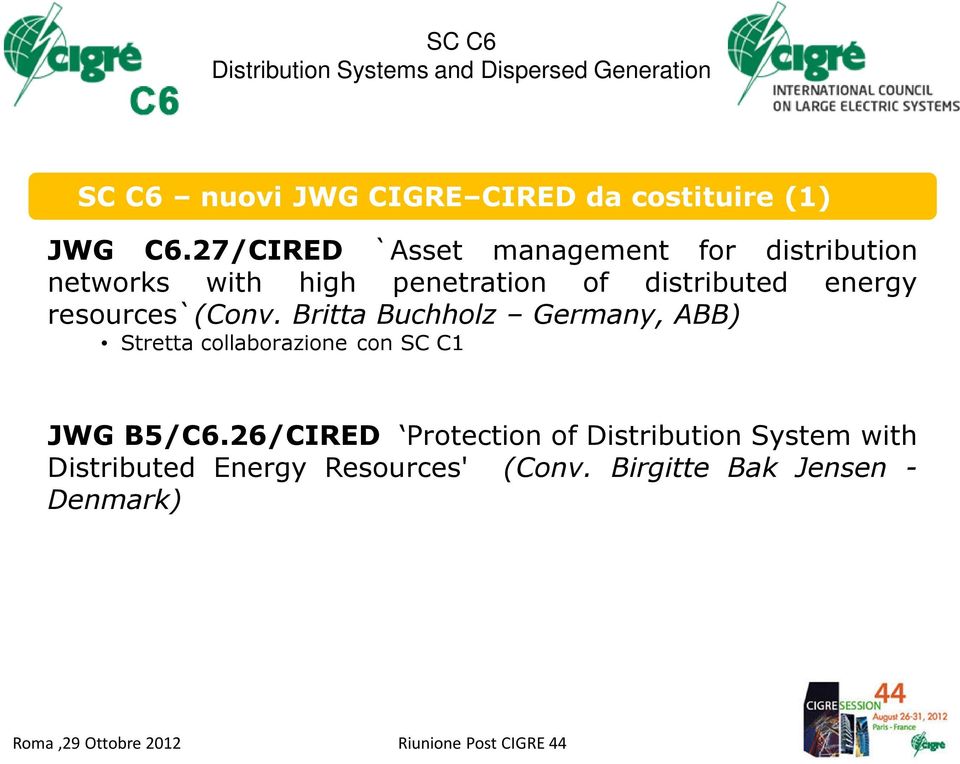 distributed energy resources`(conv.